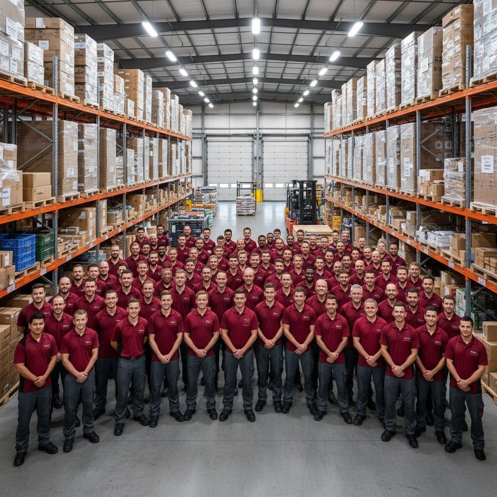 award winning fulfillment yellow custom packaging box on blue background