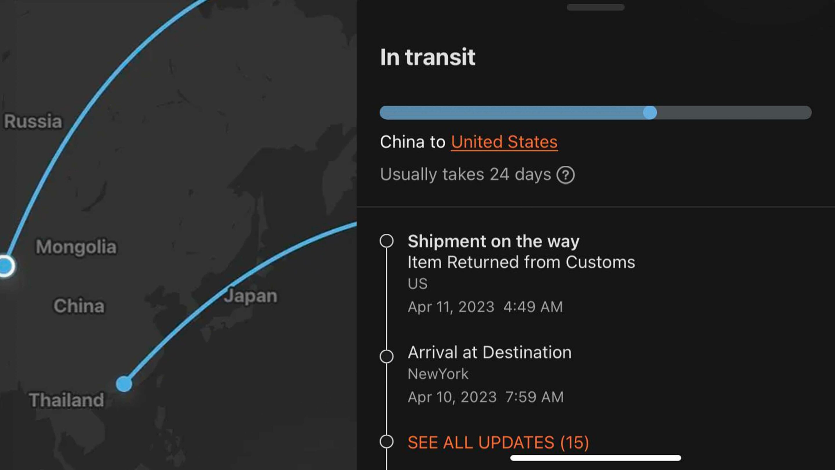 Holiday-themed gifts wrapped in brown paper with red ornaments, pine needles, and pinecones on a wooden surface against a dark green background