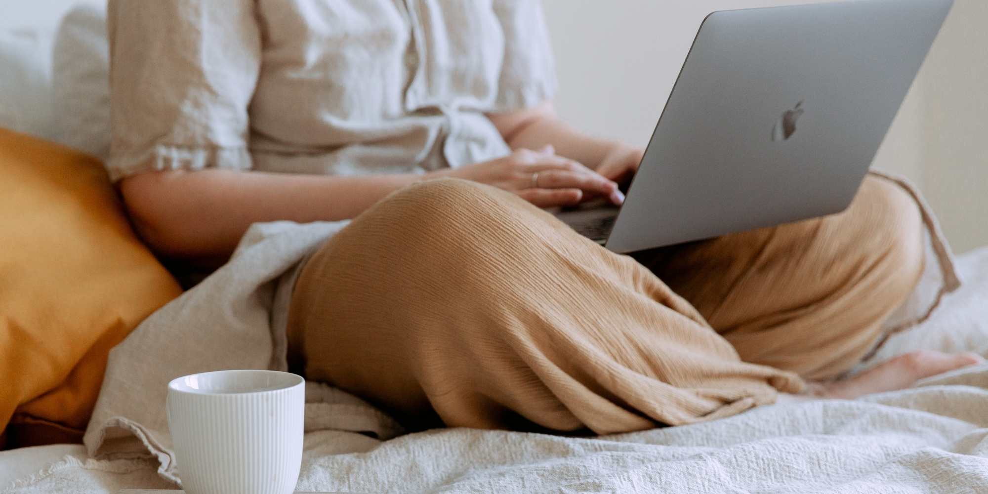 image of employee scanning label of product in warehouse