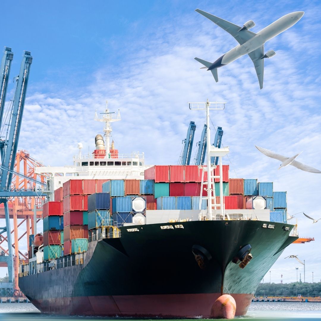 routing square image beauty products in from of custom packaging for fulfillment