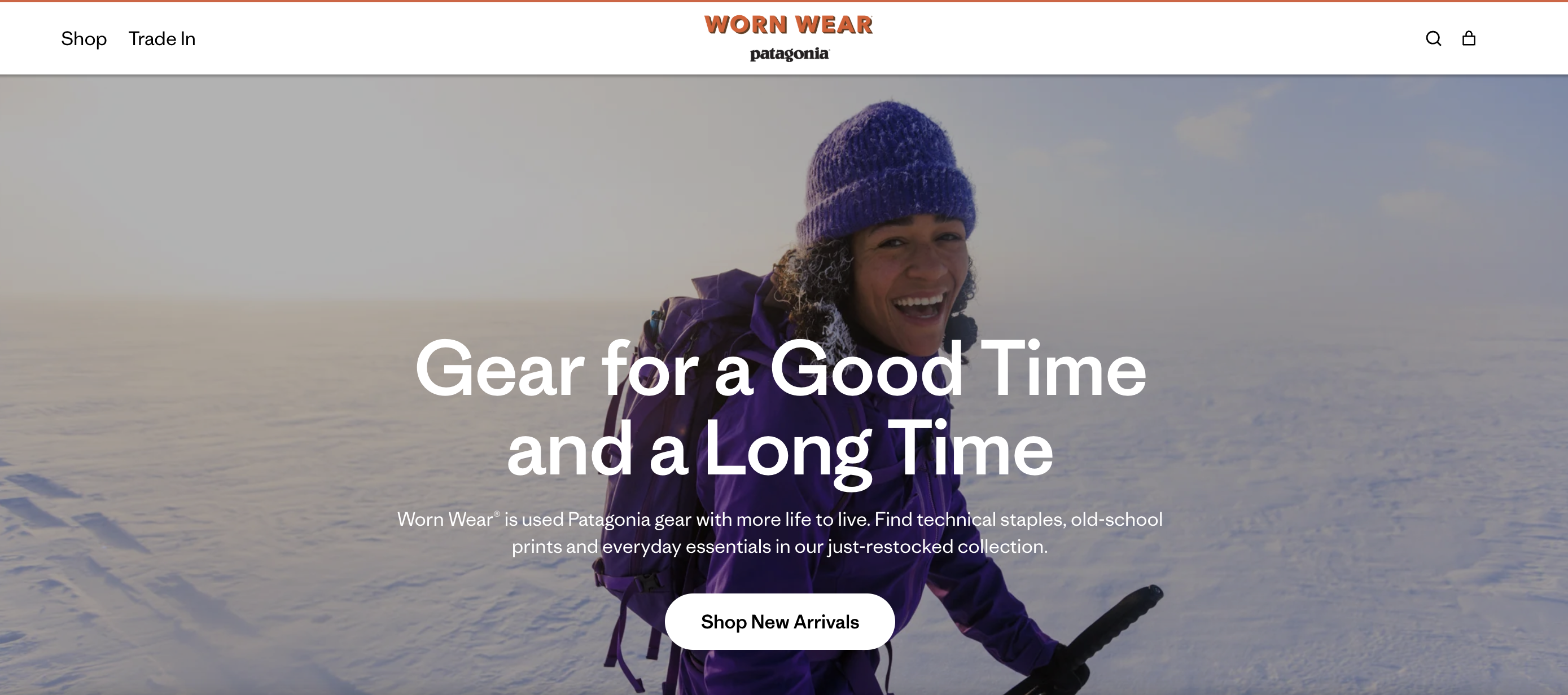 patagonia worn wear homepage